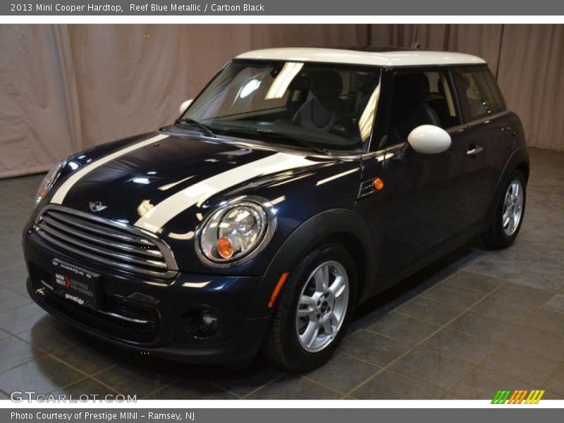 Reef Blue Metallic / Carbon Black 2013 Mini Cooper Hardtop