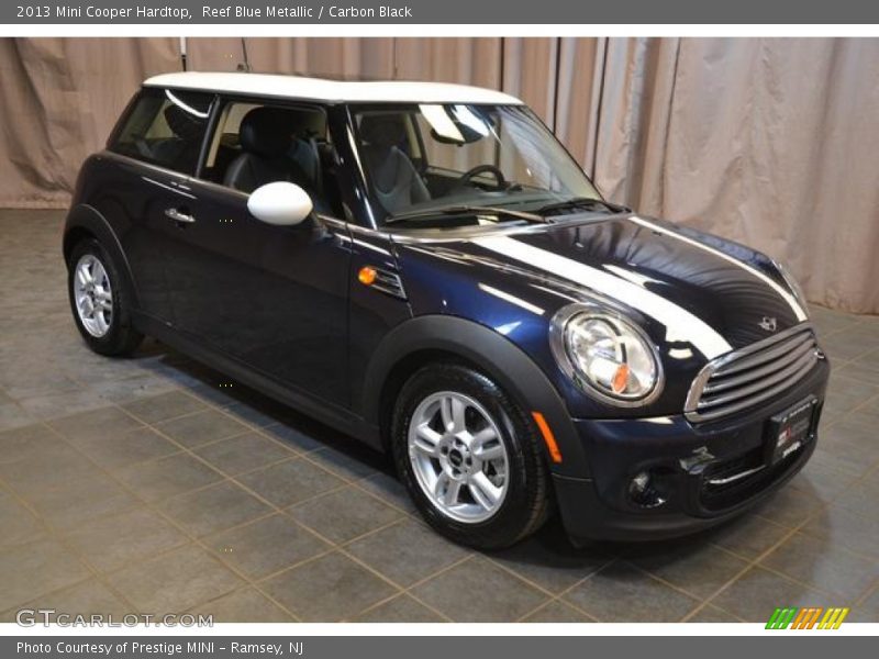 Reef Blue Metallic / Carbon Black 2013 Mini Cooper Hardtop