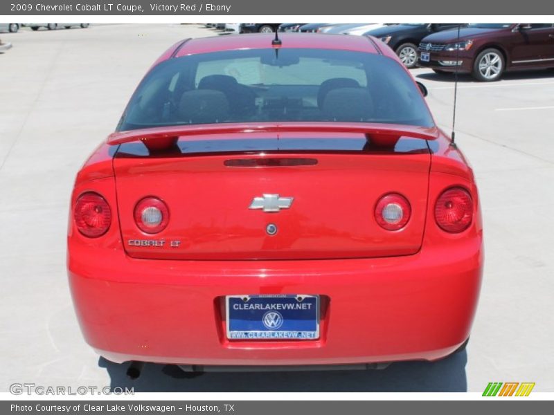 Victory Red / Ebony 2009 Chevrolet Cobalt LT Coupe