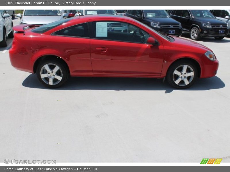 Victory Red / Ebony 2009 Chevrolet Cobalt LT Coupe