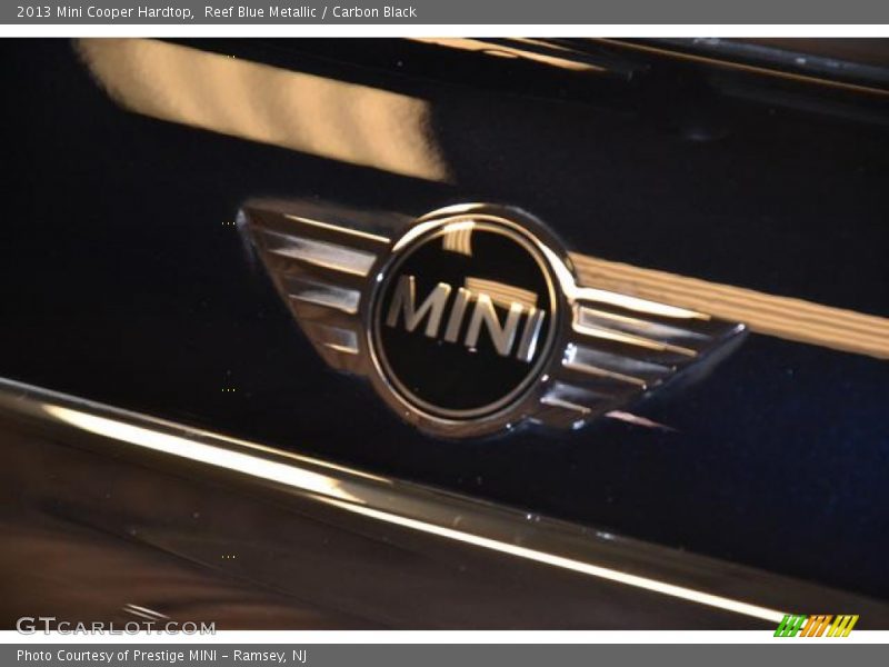 Reef Blue Metallic / Carbon Black 2013 Mini Cooper Hardtop