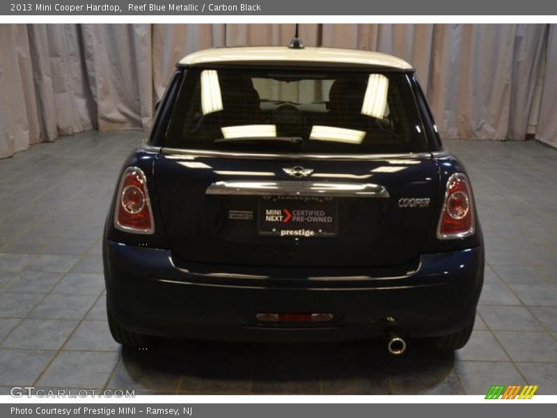 Reef Blue Metallic / Carbon Black 2013 Mini Cooper Hardtop