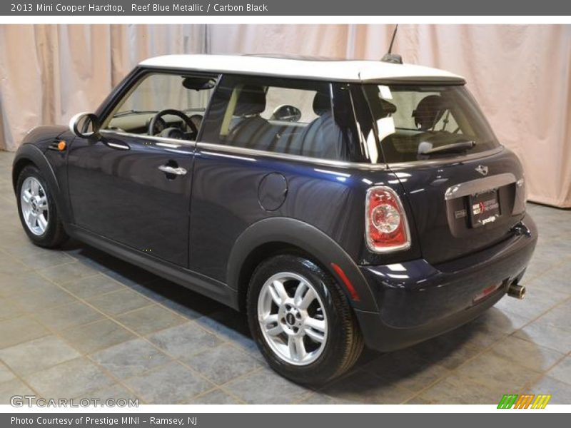 Reef Blue Metallic / Carbon Black 2013 Mini Cooper Hardtop