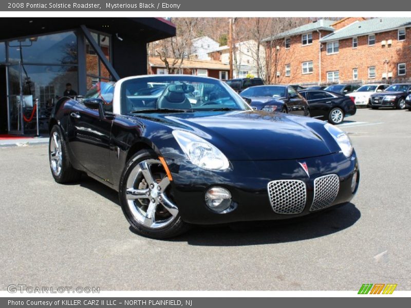 Mysterious Black / Ebony 2008 Pontiac Solstice Roadster