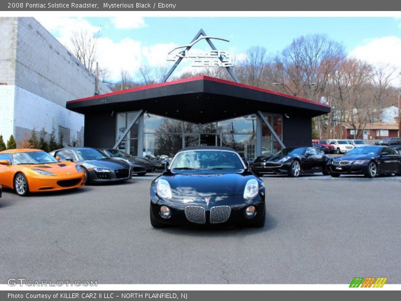 Mysterious Black / Ebony 2008 Pontiac Solstice Roadster