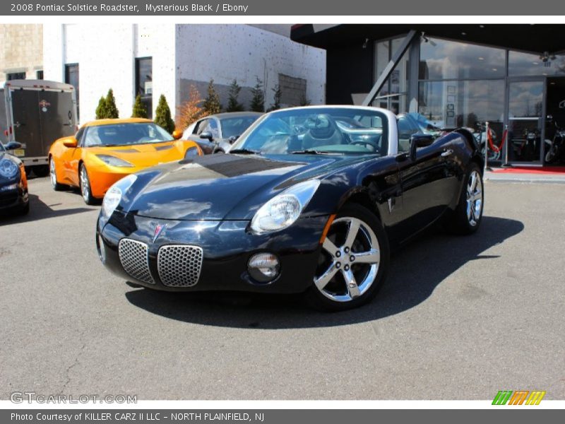 Mysterious Black / Ebony 2008 Pontiac Solstice Roadster