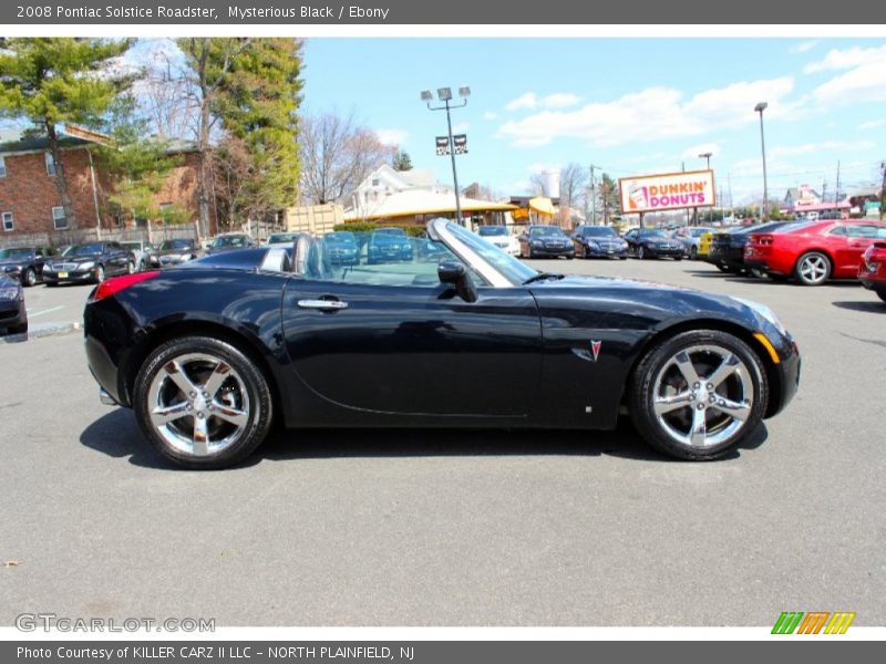 Mysterious Black / Ebony 2008 Pontiac Solstice Roadster
