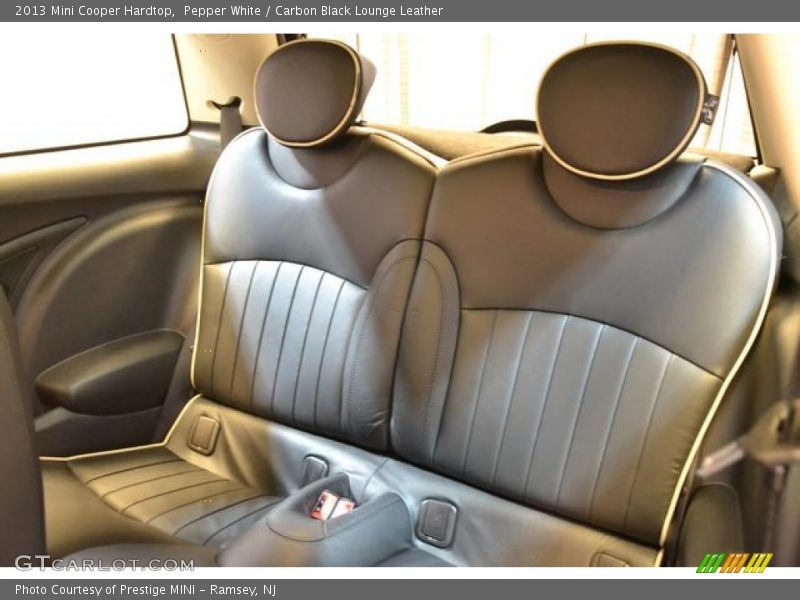 Pepper White / Carbon Black Lounge Leather 2013 Mini Cooper Hardtop