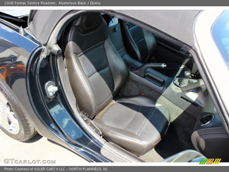 Mysterious Black / Ebony 2008 Pontiac Solstice Roadster