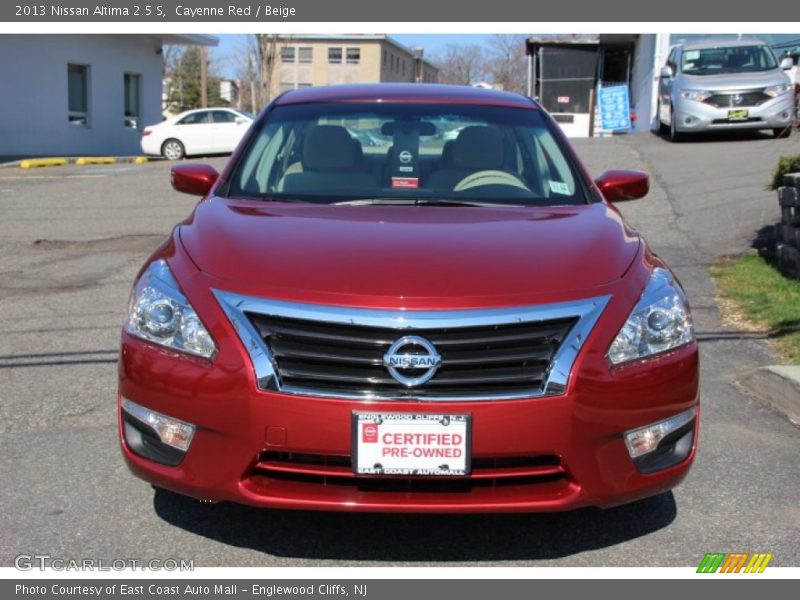 Cayenne Red / Beige 2013 Nissan Altima 2.5 S