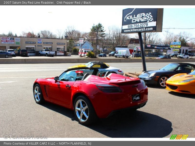 Chili Pepper Red / Black 2007 Saturn Sky Red Line Roadster