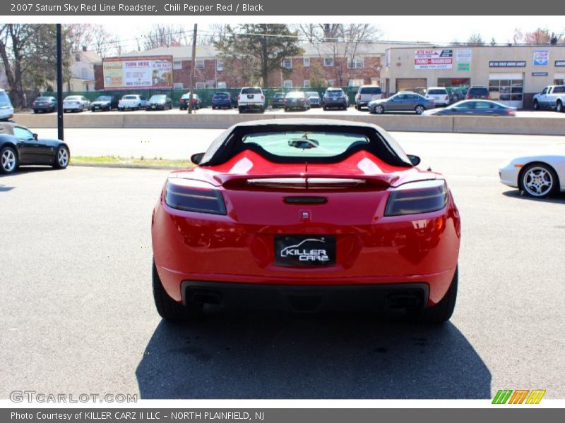 Chili Pepper Red / Black 2007 Saturn Sky Red Line Roadster