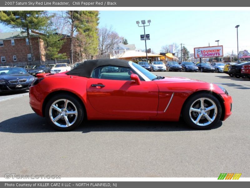 Chili Pepper Red / Black 2007 Saturn Sky Red Line Roadster