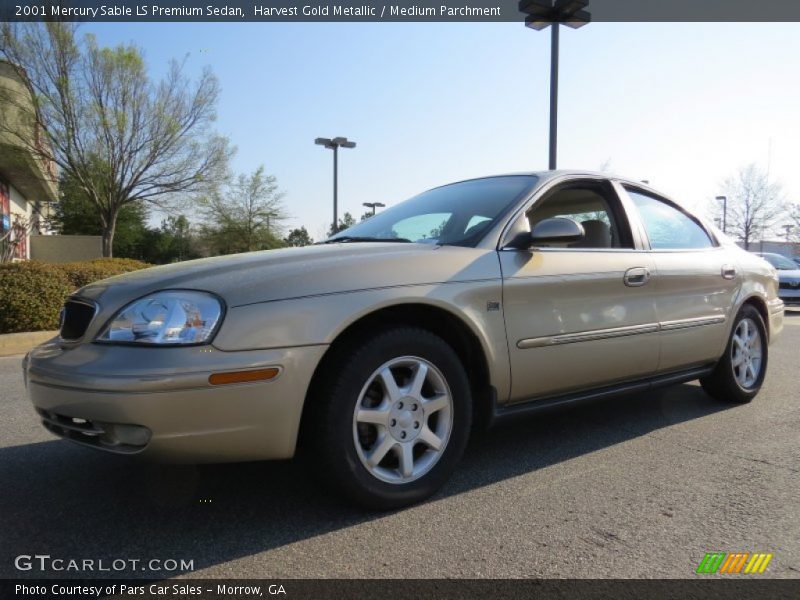 Harvest Gold Metallic / Medium Parchment 2001 Mercury Sable LS Premium Sedan