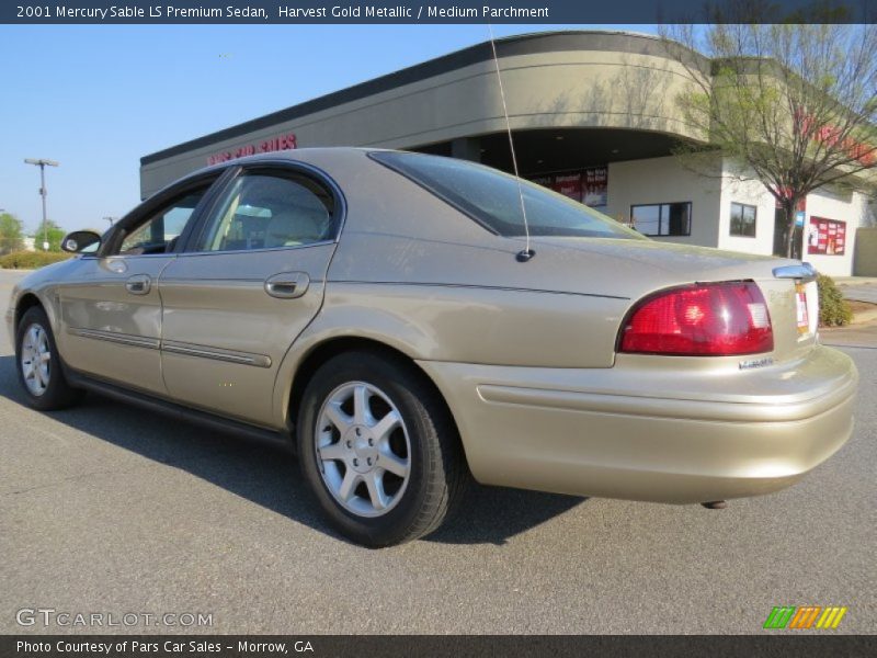 Harvest Gold Metallic / Medium Parchment 2001 Mercury Sable LS Premium Sedan