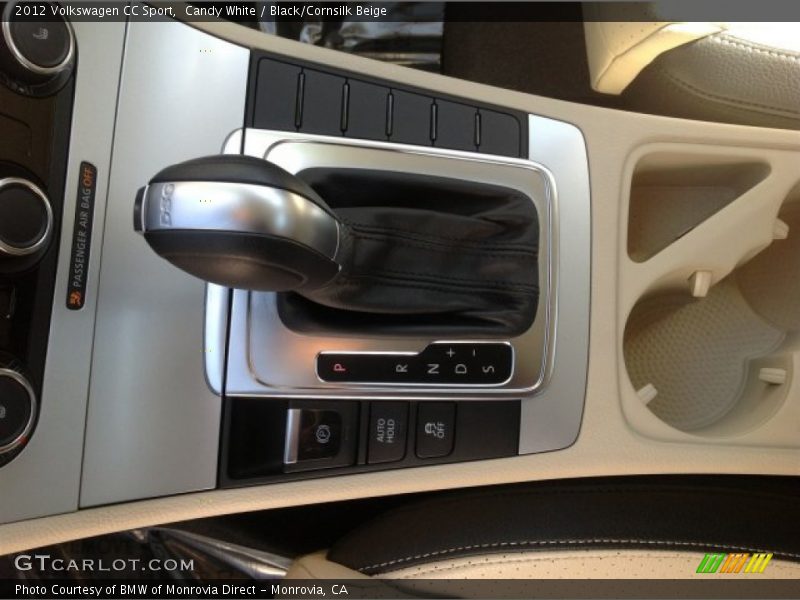 Candy White / Black/Cornsilk Beige 2012 Volkswagen CC Sport