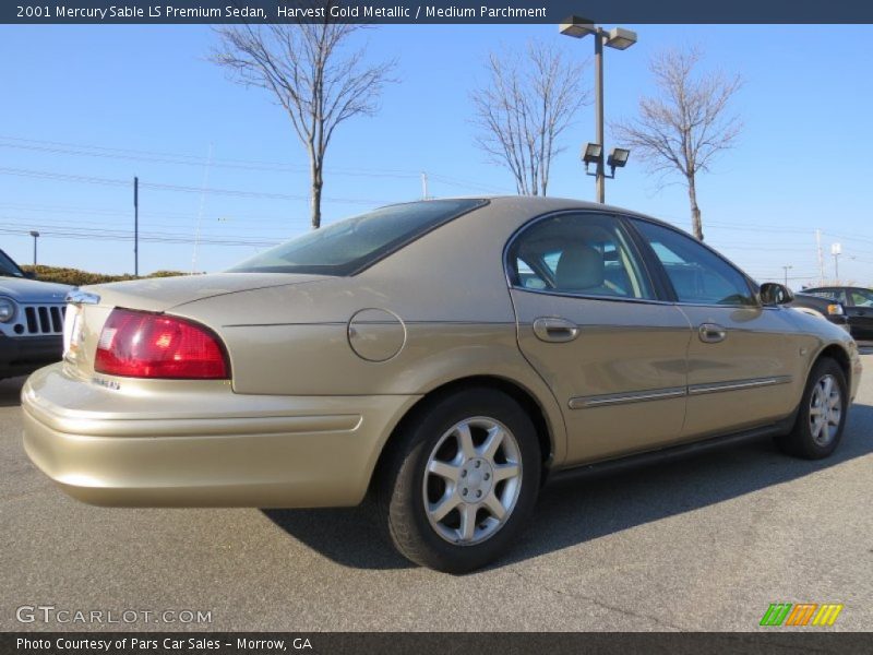 Harvest Gold Metallic / Medium Parchment 2001 Mercury Sable LS Premium Sedan