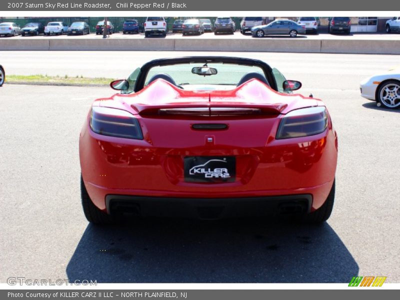 Chili Pepper Red / Black 2007 Saturn Sky Red Line Roadster