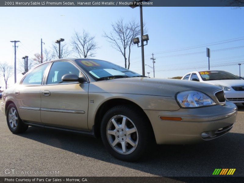 Harvest Gold Metallic / Medium Parchment 2001 Mercury Sable LS Premium Sedan