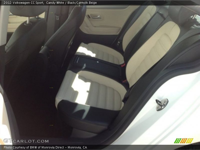 Candy White / Black/Cornsilk Beige 2012 Volkswagen CC Sport