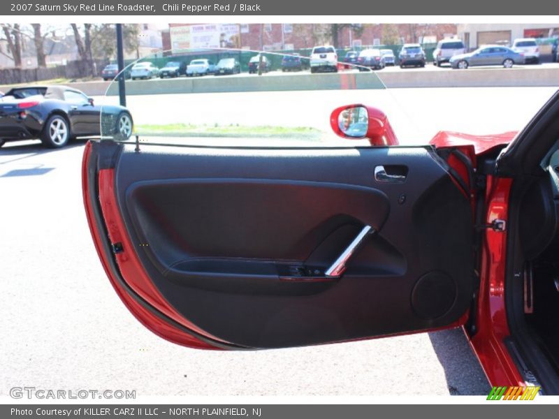 Chili Pepper Red / Black 2007 Saturn Sky Red Line Roadster