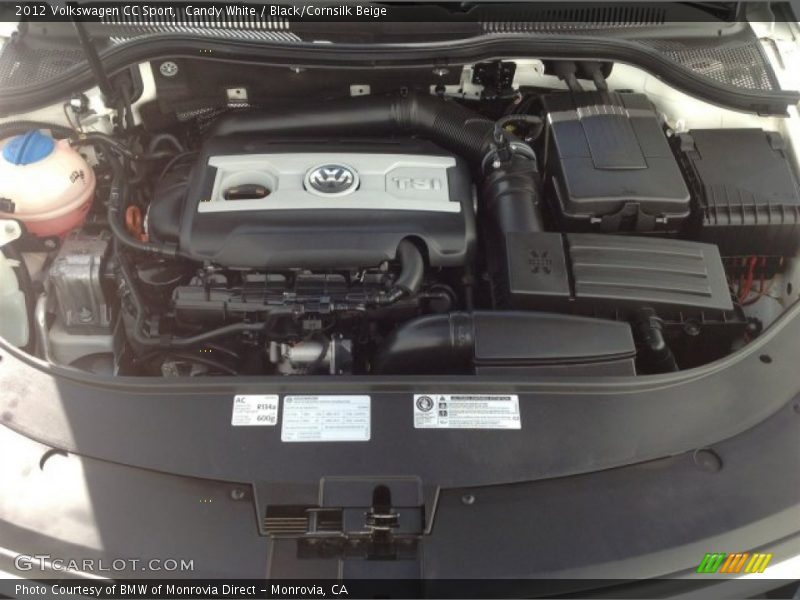 Candy White / Black/Cornsilk Beige 2012 Volkswagen CC Sport