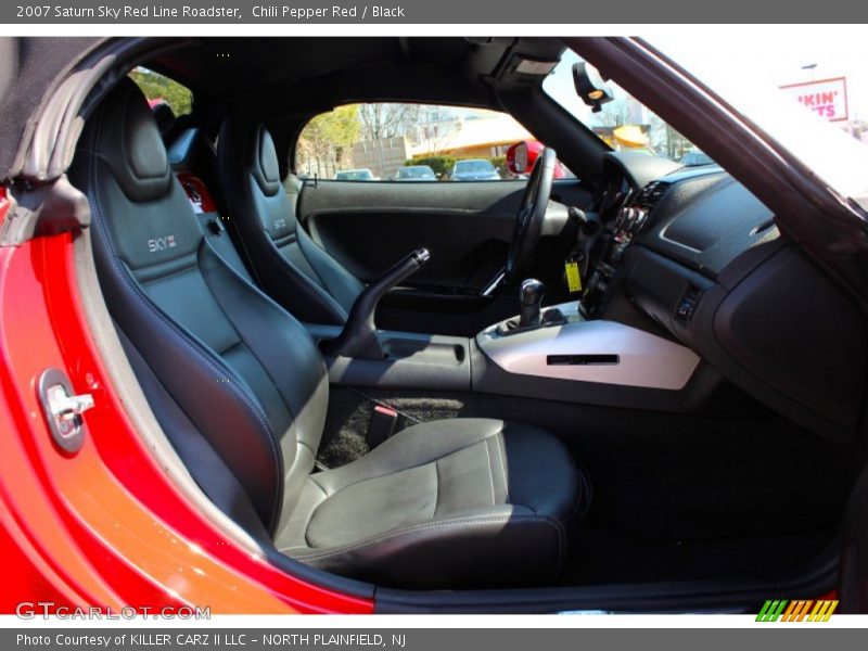 Chili Pepper Red / Black 2007 Saturn Sky Red Line Roadster