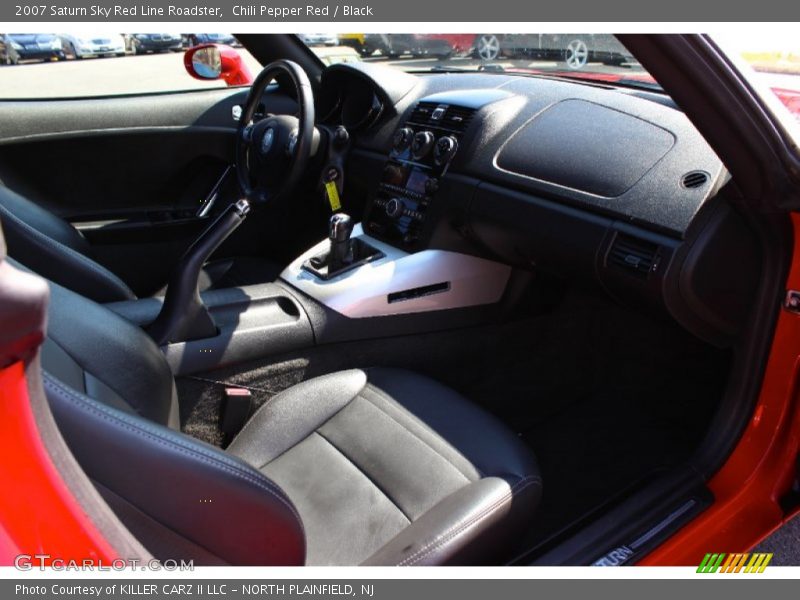 Chili Pepper Red / Black 2007 Saturn Sky Red Line Roadster