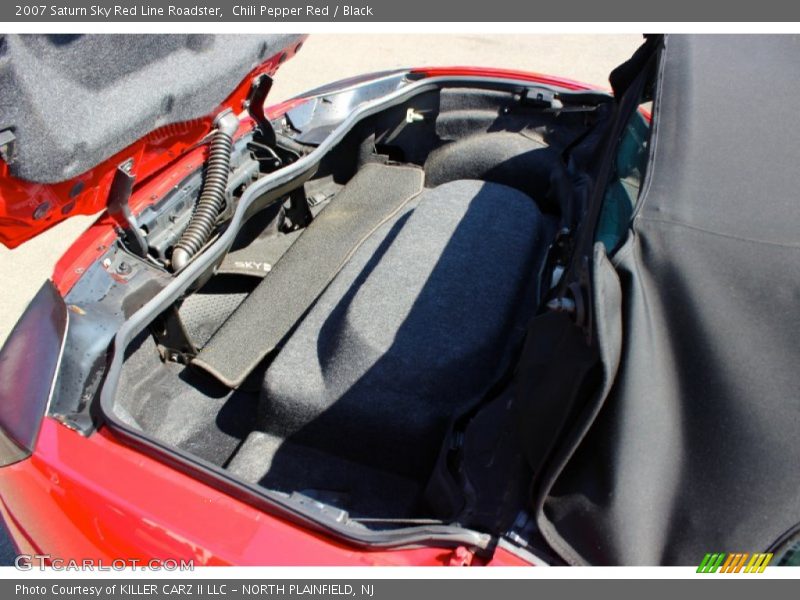Chili Pepper Red / Black 2007 Saturn Sky Red Line Roadster