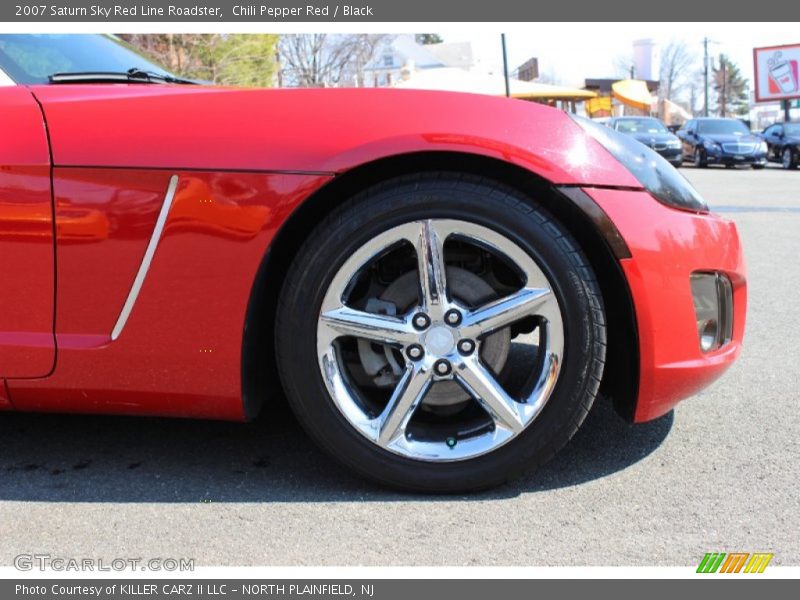 Chili Pepper Red / Black 2007 Saturn Sky Red Line Roadster