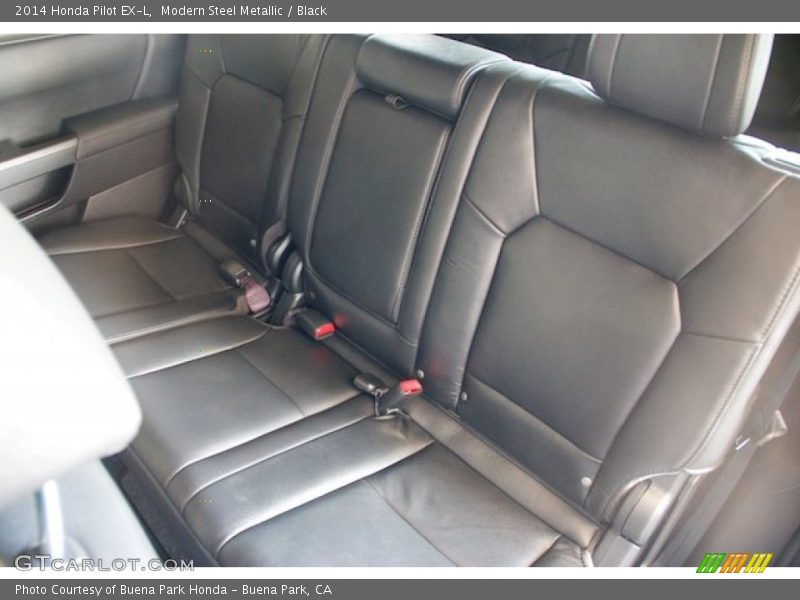 Modern Steel Metallic / Black 2014 Honda Pilot EX-L