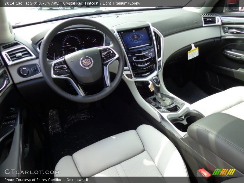 Crystal Red Tintcoat / Light Titanium/Ebony 2014 Cadillac SRX Luxury AWD