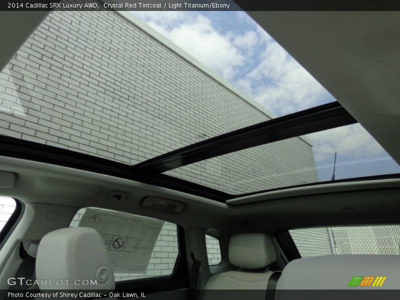 Crystal Red Tintcoat / Light Titanium/Ebony 2014 Cadillac SRX Luxury AWD