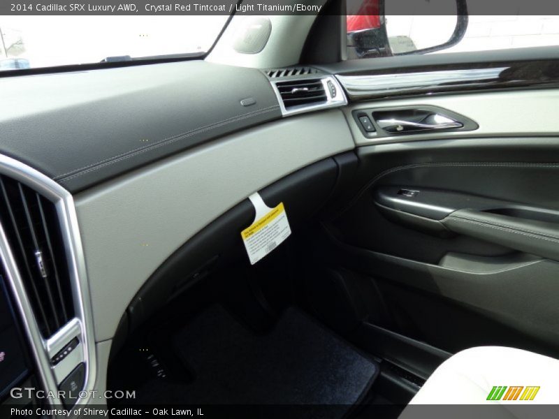 Crystal Red Tintcoat / Light Titanium/Ebony 2014 Cadillac SRX Luxury AWD