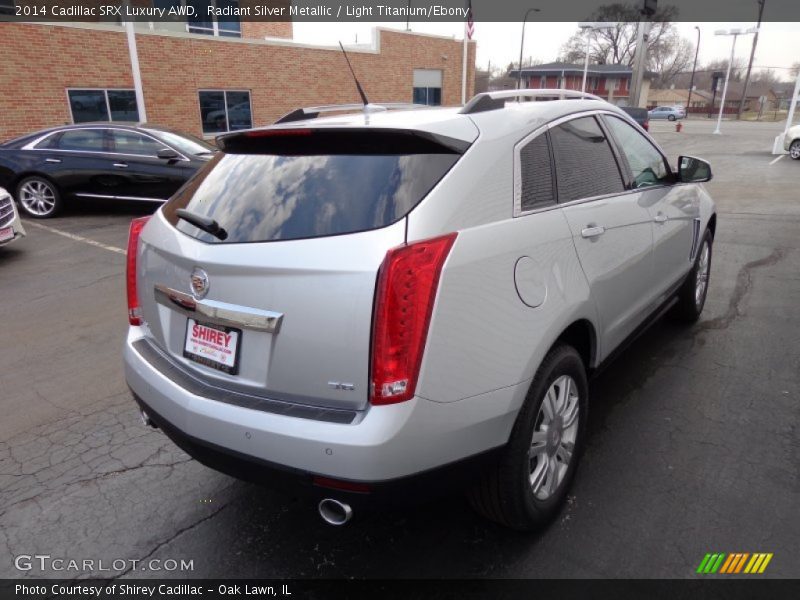 Radiant Silver Metallic / Light Titanium/Ebony 2014 Cadillac SRX Luxury AWD
