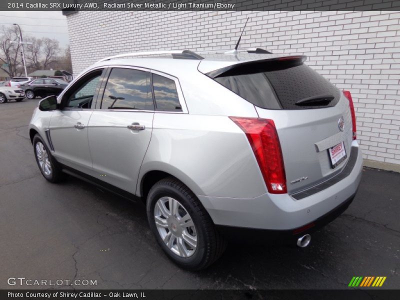 Radiant Silver Metallic / Light Titanium/Ebony 2014 Cadillac SRX Luxury AWD