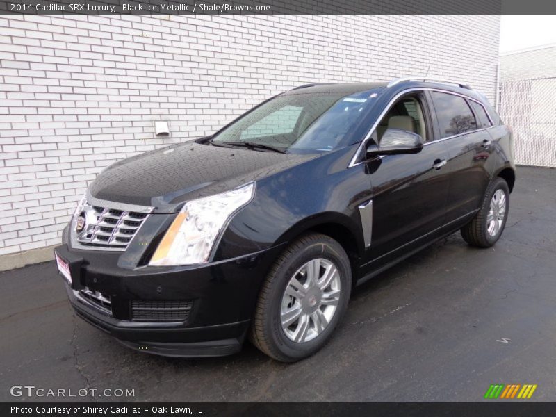 Black Ice Metallic / Shale/Brownstone 2014 Cadillac SRX Luxury