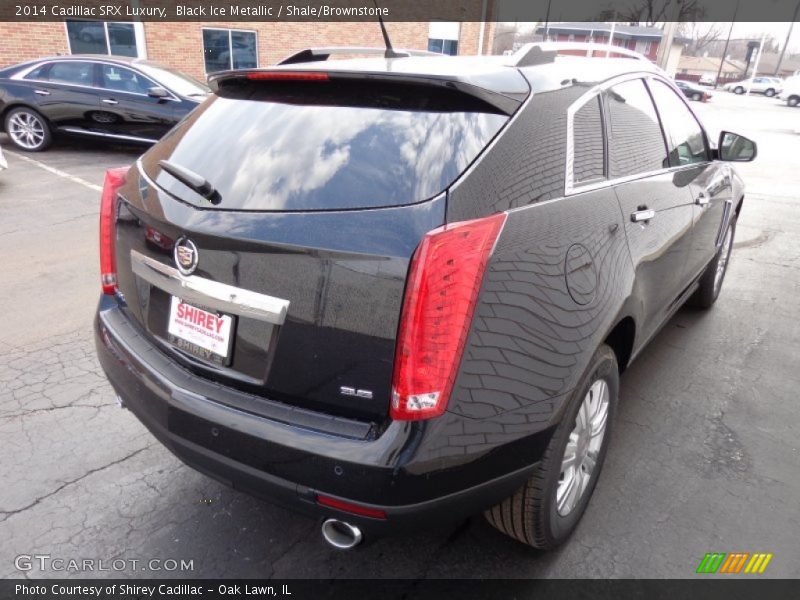 Black Ice Metallic / Shale/Brownstone 2014 Cadillac SRX Luxury