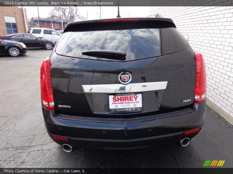 Black Ice Metallic / Shale/Brownstone 2014 Cadillac SRX Luxury