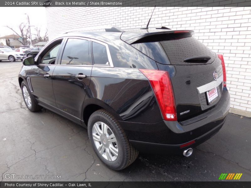 Black Ice Metallic / Shale/Brownstone 2014 Cadillac SRX Luxury