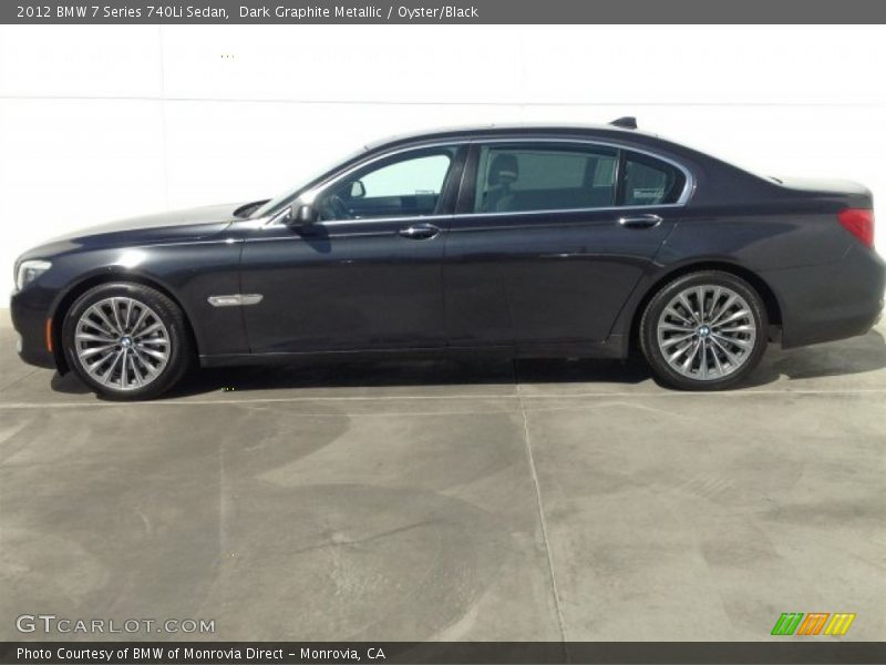  2012 7 Series 740Li Sedan Dark Graphite Metallic
