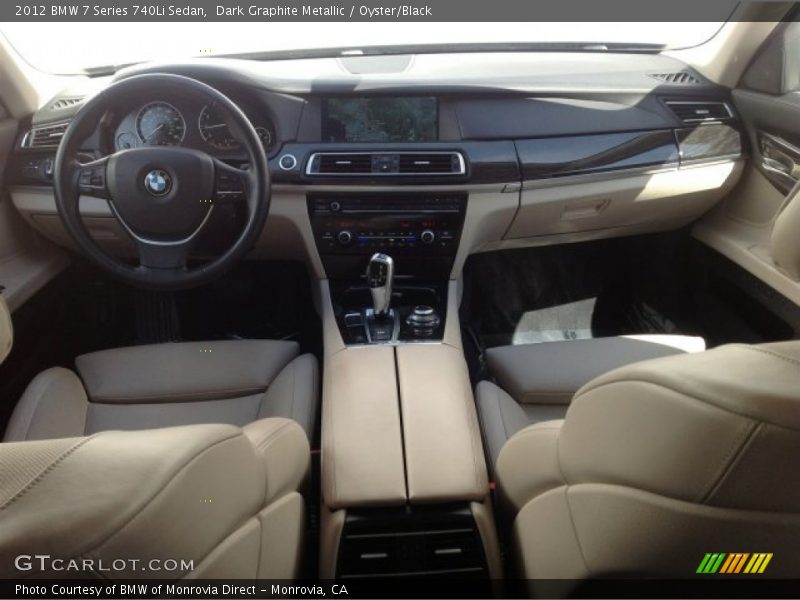Dark Graphite Metallic / Oyster/Black 2012 BMW 7 Series 740Li Sedan