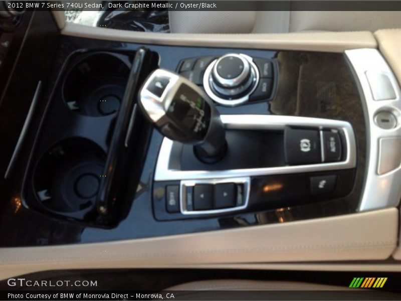 Dark Graphite Metallic / Oyster/Black 2012 BMW 7 Series 740Li Sedan