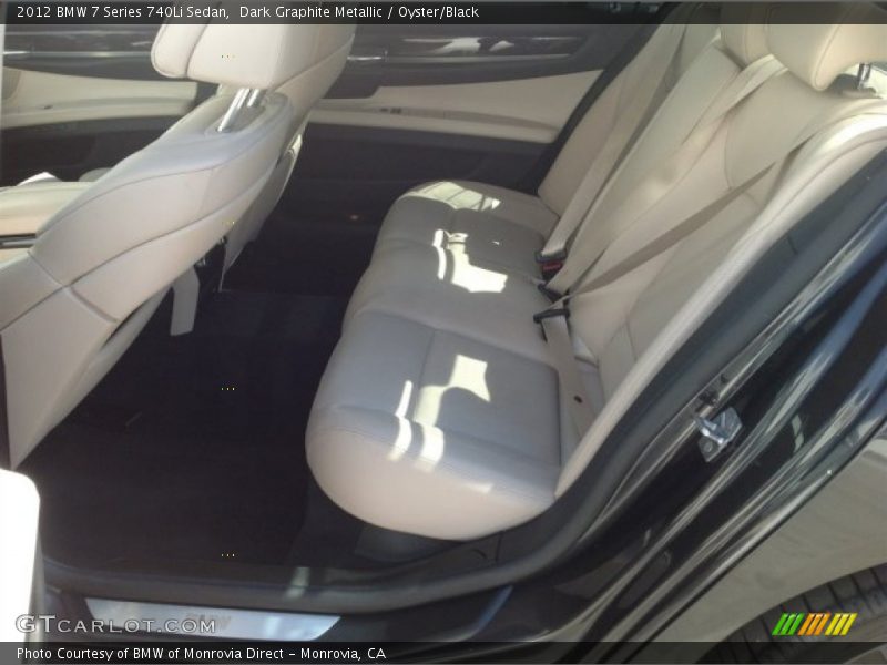 Dark Graphite Metallic / Oyster/Black 2012 BMW 7 Series 740Li Sedan