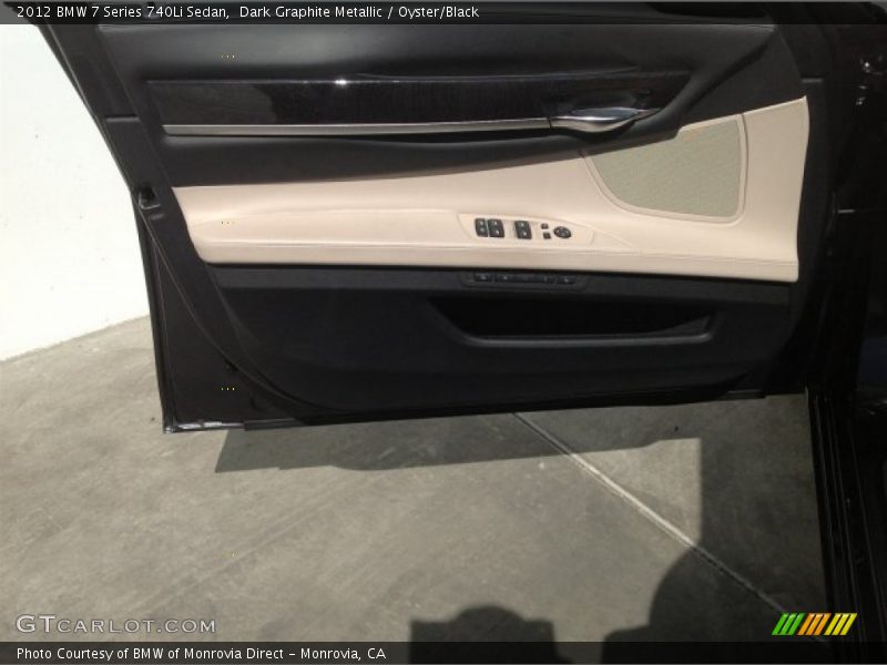 Dark Graphite Metallic / Oyster/Black 2012 BMW 7 Series 740Li Sedan