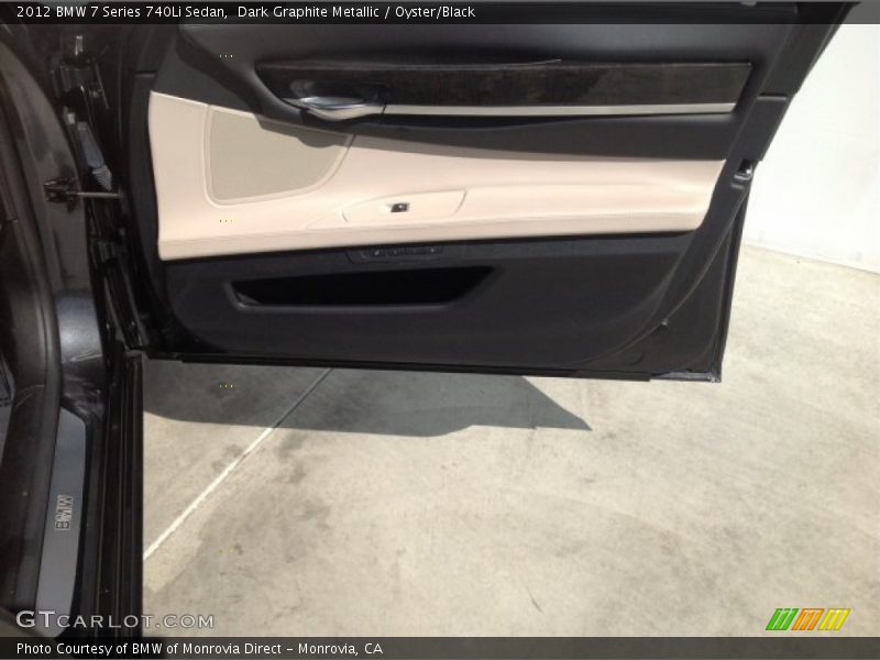 Dark Graphite Metallic / Oyster/Black 2012 BMW 7 Series 740Li Sedan
