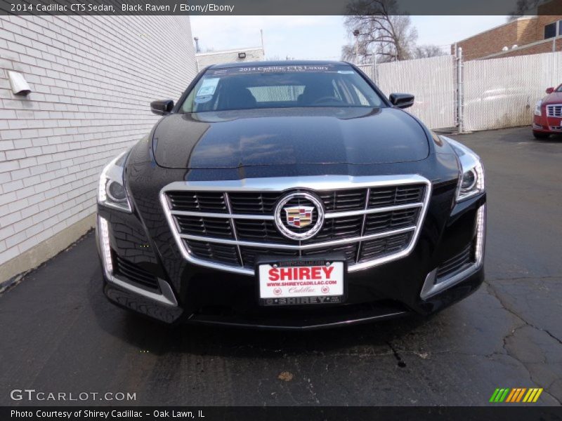 Black Raven / Ebony/Ebony 2014 Cadillac CTS Sedan