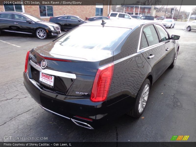 Black Raven / Ebony/Ebony 2014 Cadillac CTS Sedan