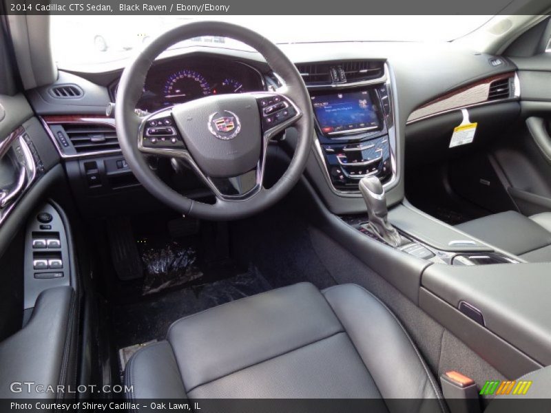 Black Raven / Ebony/Ebony 2014 Cadillac CTS Sedan