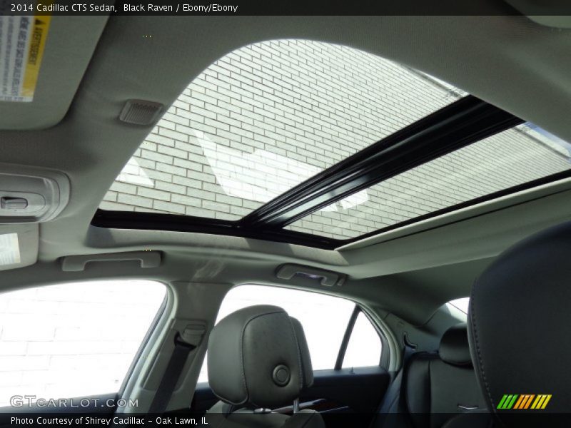 Black Raven / Ebony/Ebony 2014 Cadillac CTS Sedan